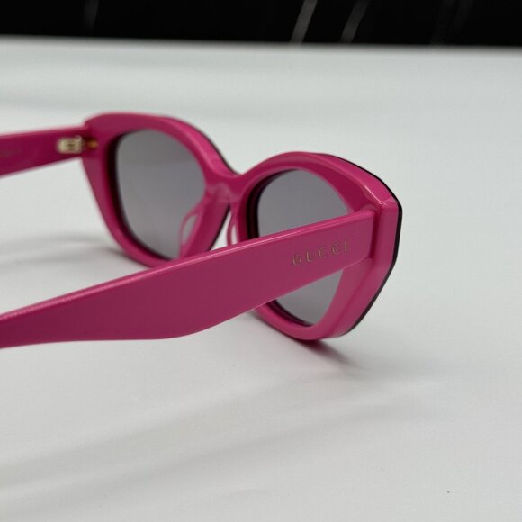NEW GUCCI GG1638S 003 BURGUNDY FUCHSIA CAT EYE WOMEN SUNGLASSES